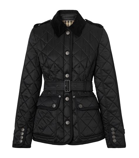 black burberry jacket women|burberry women's jacket xxl.